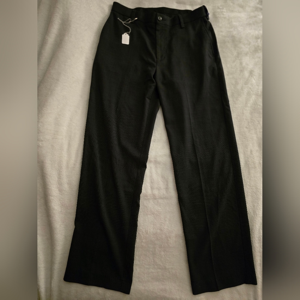 Savane Black Dress Pants Elegant Full-Length Design